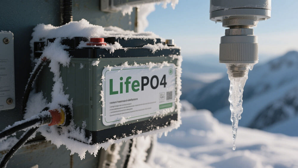 Low-Temperature Performance of LiFePO4 Batteries