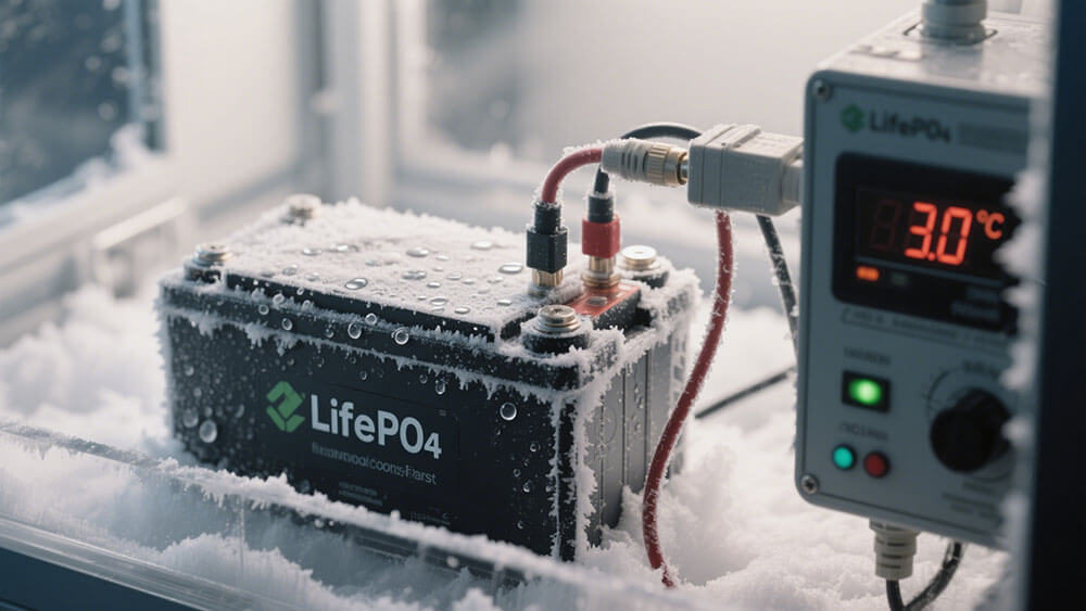 Low-Temperature Performance of LiFePO4 Batteries