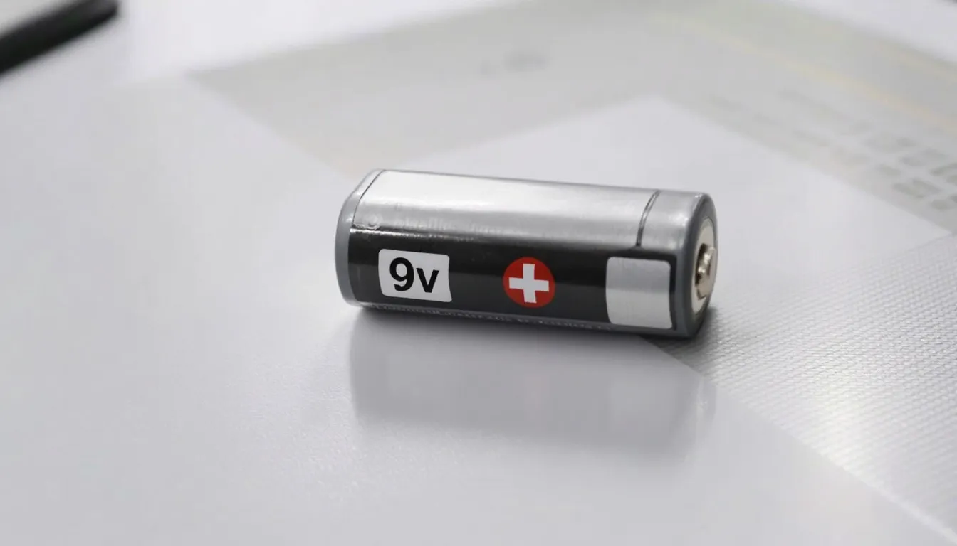 An informative graphic displays various fire alarm battery characteristics, highlighting the importance of using the right battery for smoke detectors and smoke alarms. It emphasizes long life, low maintenance, and the need to replace malfunctioning batteries to ensure the optimal performance and safety of fire alarms.