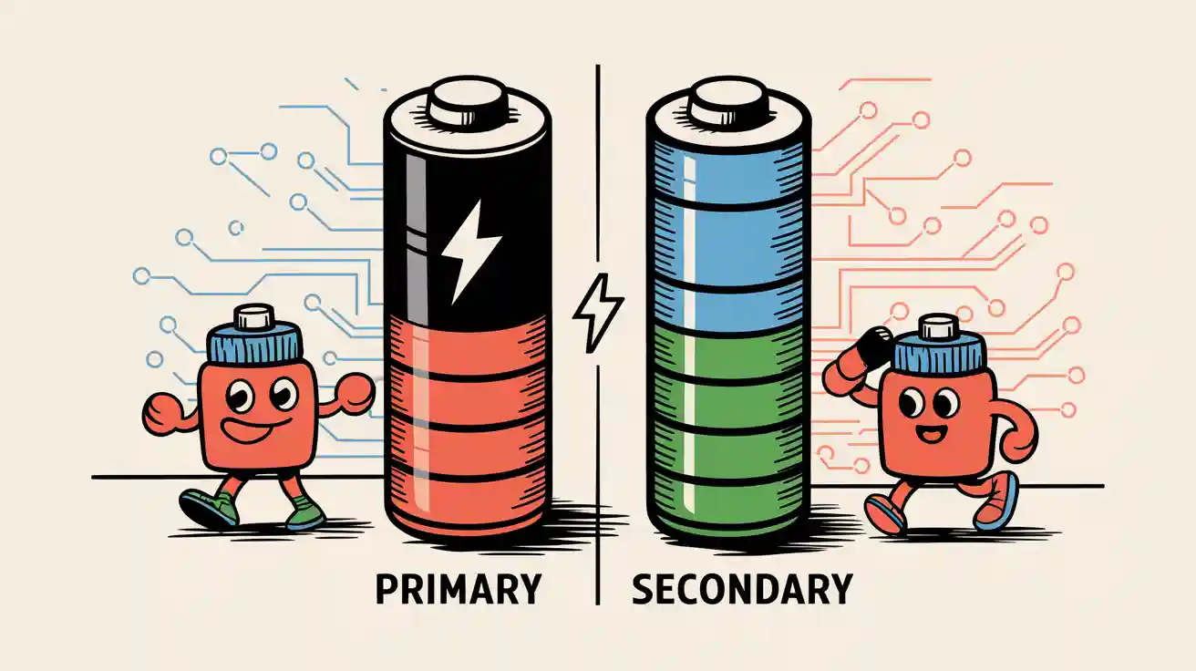 Key Differences Between Primary and Secondary Batteries